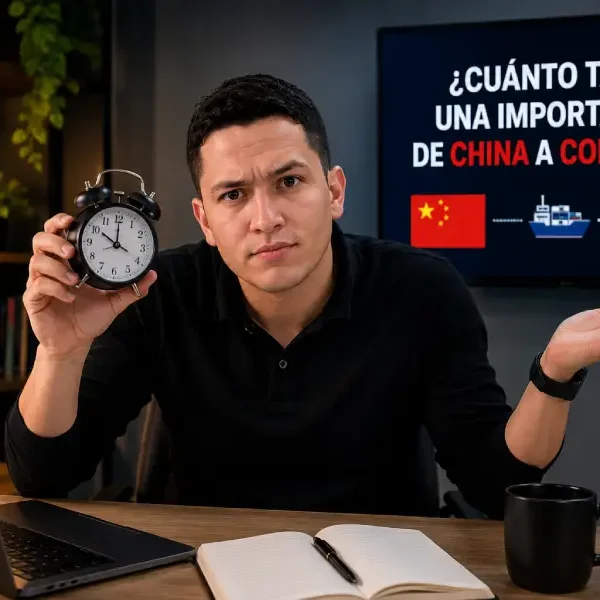 cuanto tarda en llegar la mercancia de china a colombia
