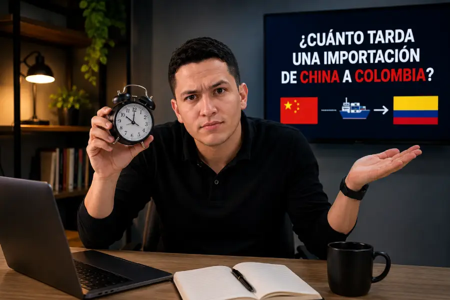cuanto tarda en llegar la mercancia de china a colombia